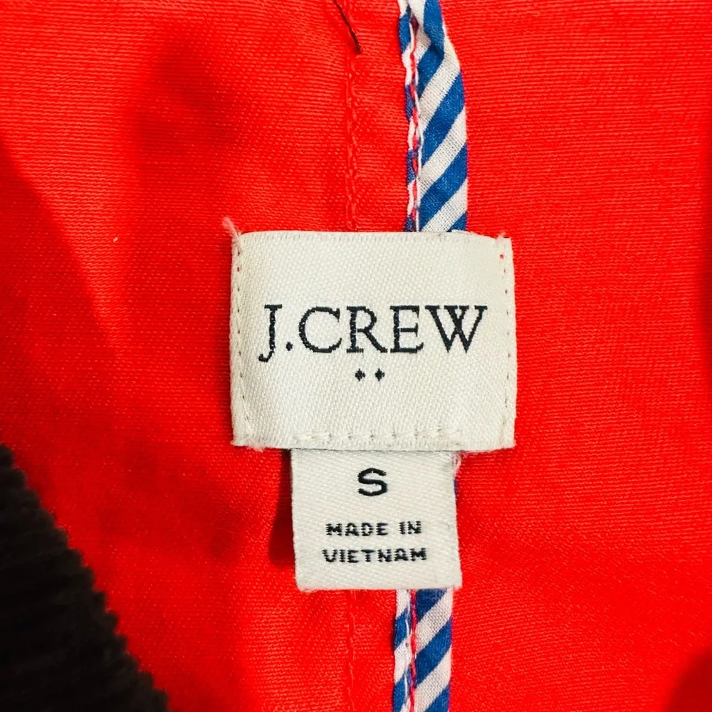 J Crew  Jacket Soft Red Collared Womens Size S Retail‎ $138 Lightweight